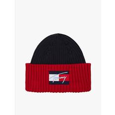 Kids' Signature Logo Beanie - SPACE BLUE COLOURBLOCK - S-M