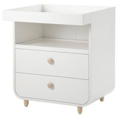 IKEA - MYLLRA puslebord med skuffer, hvid