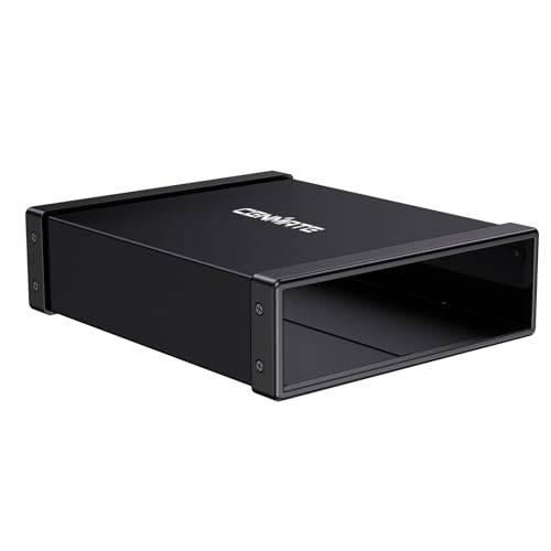cenmate optiskt enhetshölje för 5,25-tums Blu-Ray/CD/DVD-SATA-enhet, externt aluminiumhölje med USB-A/C-3.0-kabel, kan bytas under drift (ingen enhet, inget IDE-stöd)