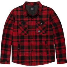 Flanelljacka fodrad (red check 3XL)