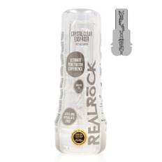 RealRock Easy Rider Pussy Masturbator Transparent - genomskinlig