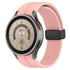 Fiorky magnetiskt silikonband för Samsung Watch Ultra 7/FE/6/6 Classic, justerbart sportarmband klockband Magnetiskt vikbart spänne Mjukt klockband Svettsäkert ersättningsklockband