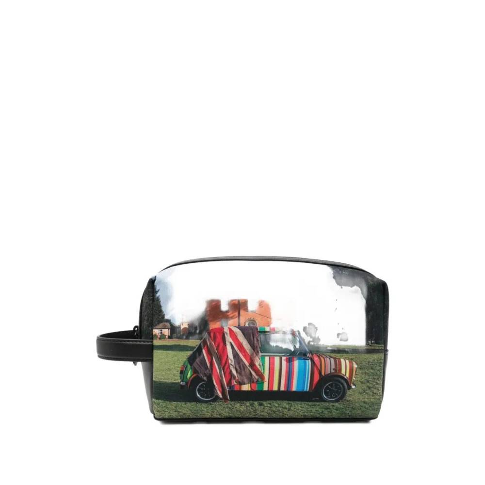 Paul Smith Wash Bag - Tasker - Herre - Flerfarvet - ONE SIZE - Læder