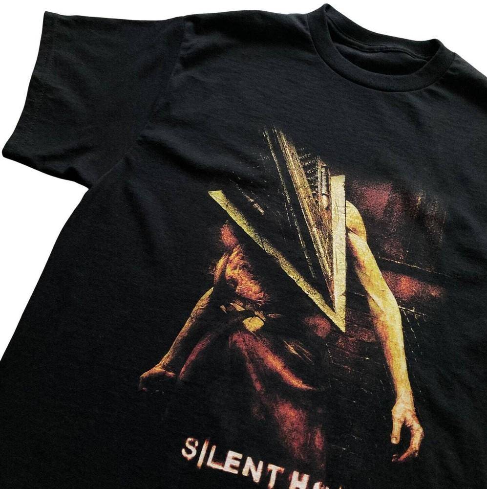 PYRAMID HEAD Silent Hill 2 T-SHIRT TEE Skräck - GILDAN - HÖGKVALITETSTRYCK cm black