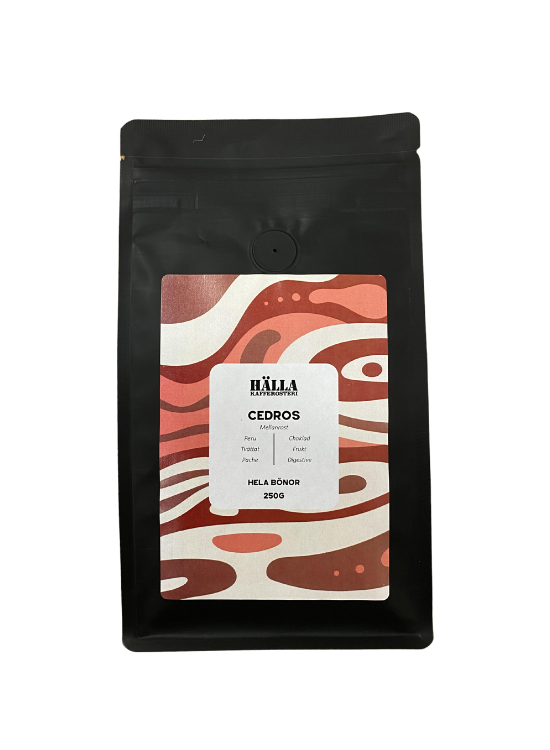 Hälla kafferosteri Cedros kaffebönor 250g