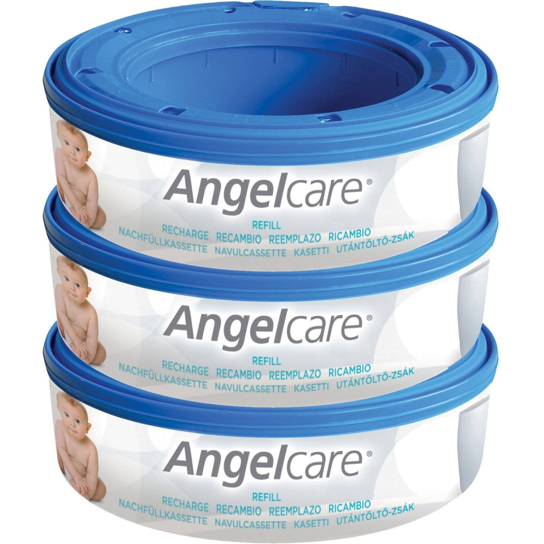 Angelcare Nappy Disposal System Refill Cassettes - Pack of Six