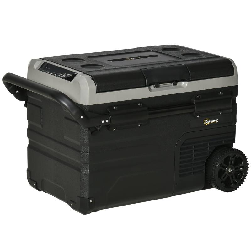 Kylbox 40 liter LED-belysning transporthjul