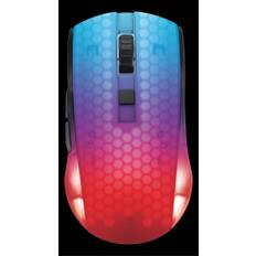 Deltaco Gaming mus trådlös semi-transparent med RGB LED - Svart