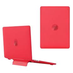 MacBook Air 15 M3 / Air 15 M2 (2024/2022) - Hard cover til front og bagside med Kickstand - Rød