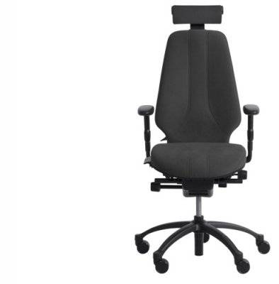 RH Logic 400 Ergonomisk kontorsstol (Ja, Nej, Blå SC66005, Grå/silver)