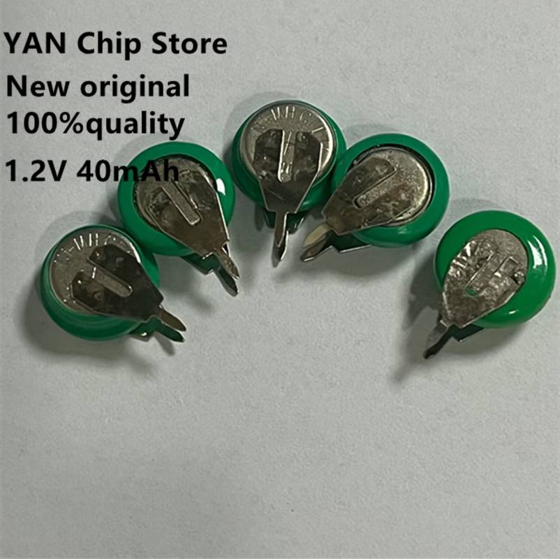 10PCS NiMH Pins It Can Be Charged Brand New Original 1.2V 40mAh