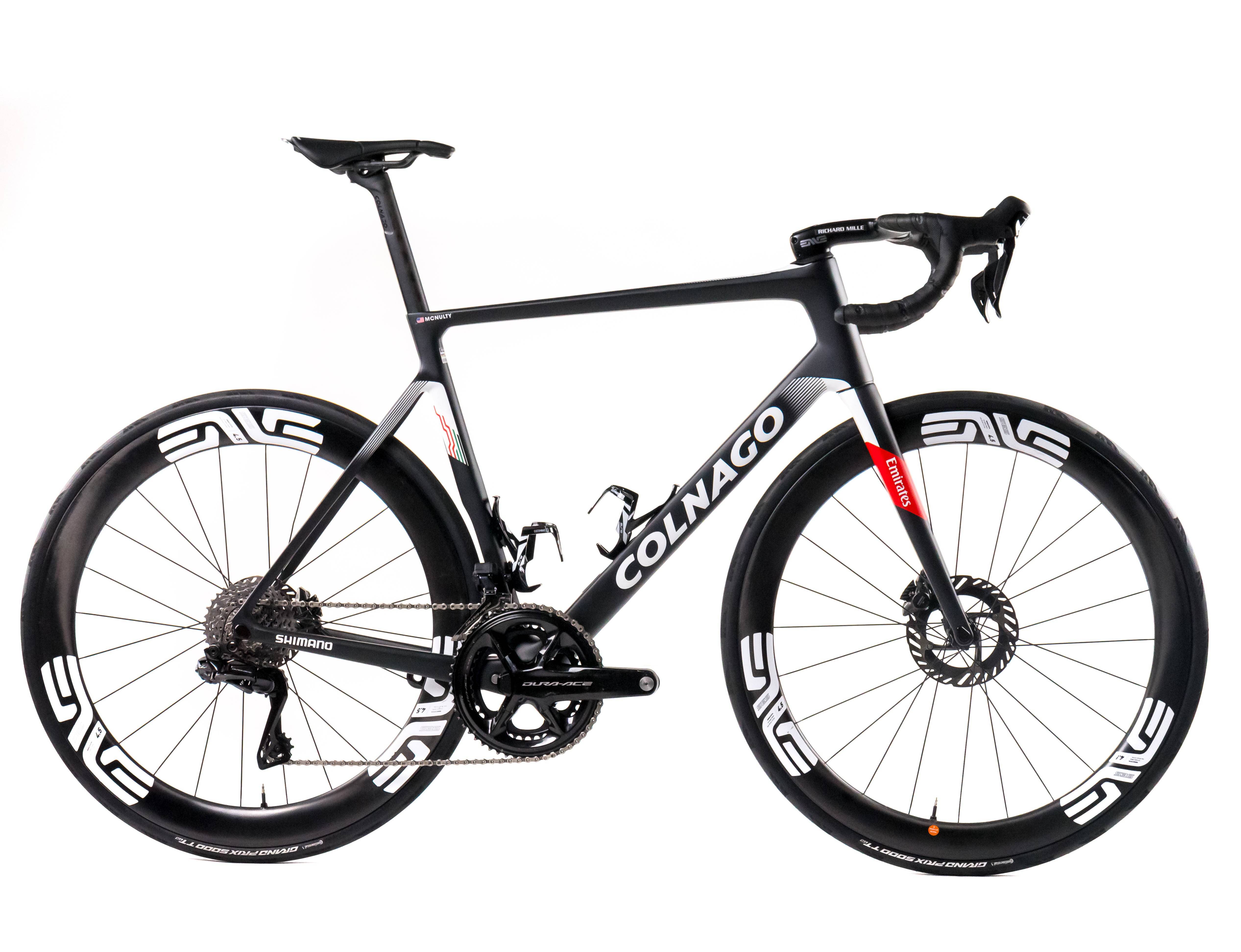Colnago V4Rs 2023 Team UAE Team Emirates B.McNulty size 550 Shimano Dura-Ace Di2 R9270 - Bikeroom / 550 / nero/bianco/rosso (550)