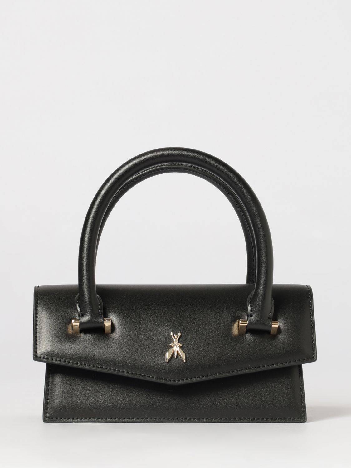 PATRIZIA PEPE Fly Bamby Mini-Handtasche aus Kalbsleder mit Schulterriemen - OS