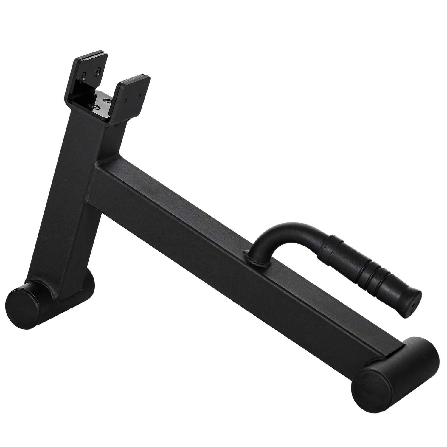 Barbell Jack Deadlift Jack med halkfritt grepp marklyft skivstångsjack 50 x 12 x 33 cm svart