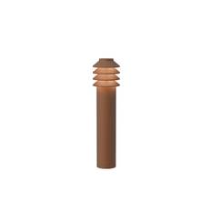 Bysted Garden Corten, Høj fra Louis Poulsen Pullertmast med anker u-adaptor / LED 3000K - Jacobsen Plus