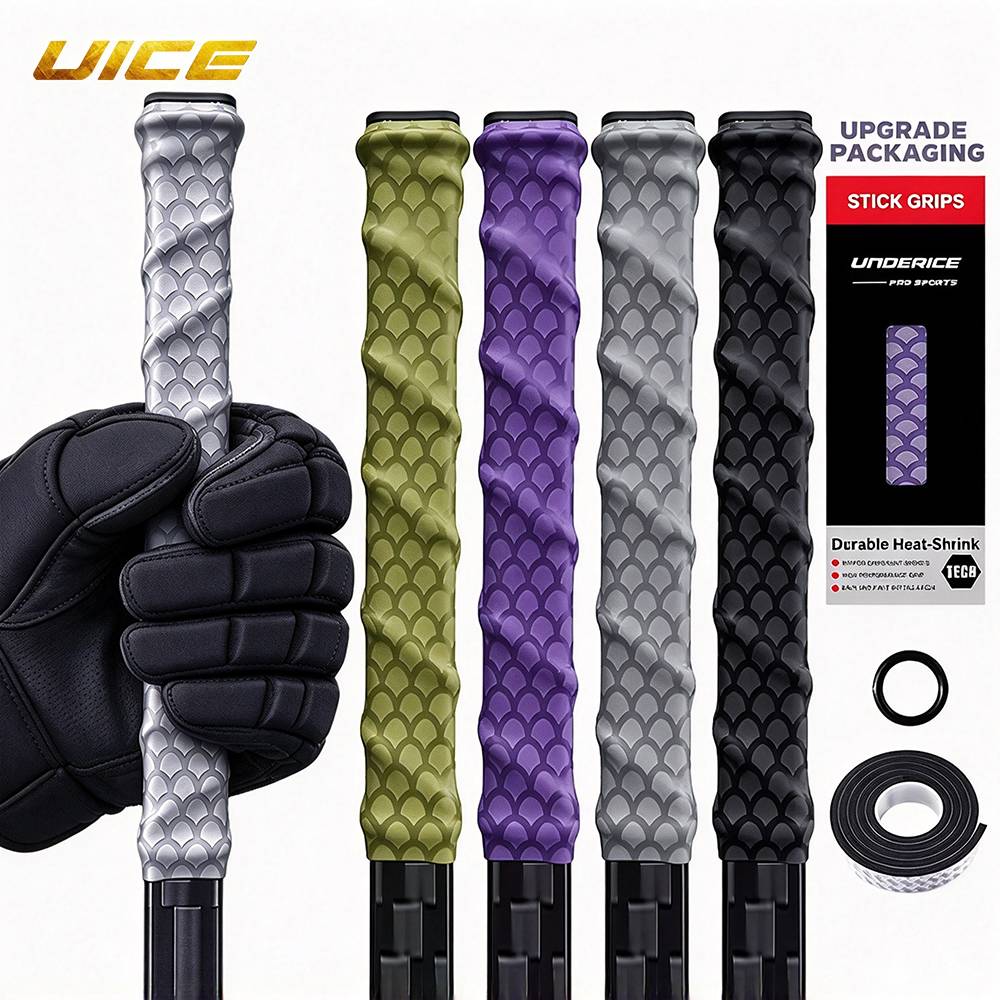 UICE Hockey Grip Tape Ice Hockey Stick Tape Heat Shrinkable Sleeve Thickened 0.4mm For Tennis Fishing Badminton Sport Stick Grip