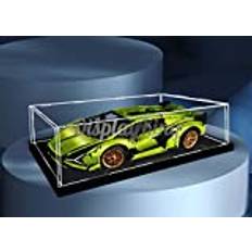 DK DISPLAYKING Displayfodral i akryl för Lego Lamborghini Sián FKP 37 42115 (Lego-set ingår inte) (ingen bakgrund)