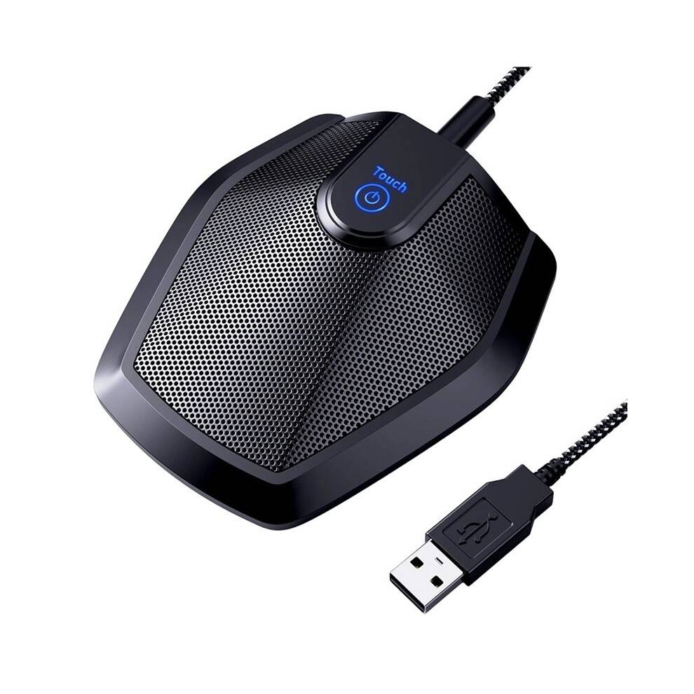 Conference USB Microphone, Omnidirectional Condenser PC Mic for Video Conference, Recording, Skype, Court Reporter.