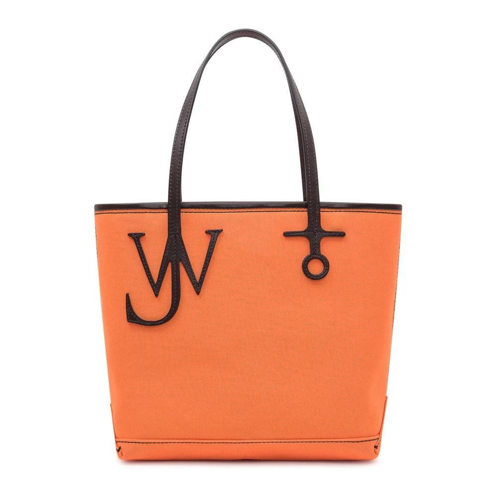 JW Anderson Anchor Small Tote - Tasker - Dame - Orange - ONE SIZE - Bomuld