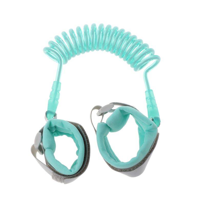 Justerbar justerbar barn säkerhetssele barn handled koppel anti-förlorad länk barn bälte gå assistent baby rullator armband - Grön / 2.5m