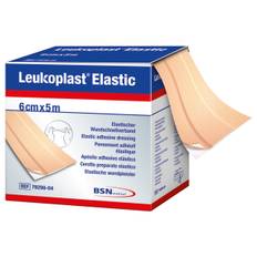 Leukoplast Elastisk, 5 m. x 6 cm. TILBUD UDLØBER 11/22