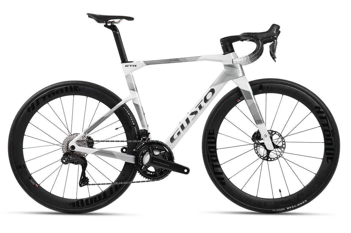 GUSTO GTR Sport TE 2024 - Shimano 105 Di2 2x12sp - ATTAQUE 50 - 153 / l / pearl white (l)