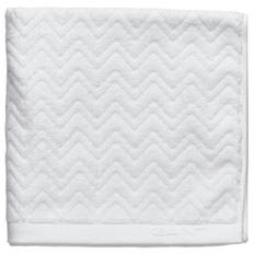 Gant Home Jacquard Herringbone Bademåtte 60x90 Cm - Badeværelsesmåtter Økologisk Bomuld Hvid - 852015009-110