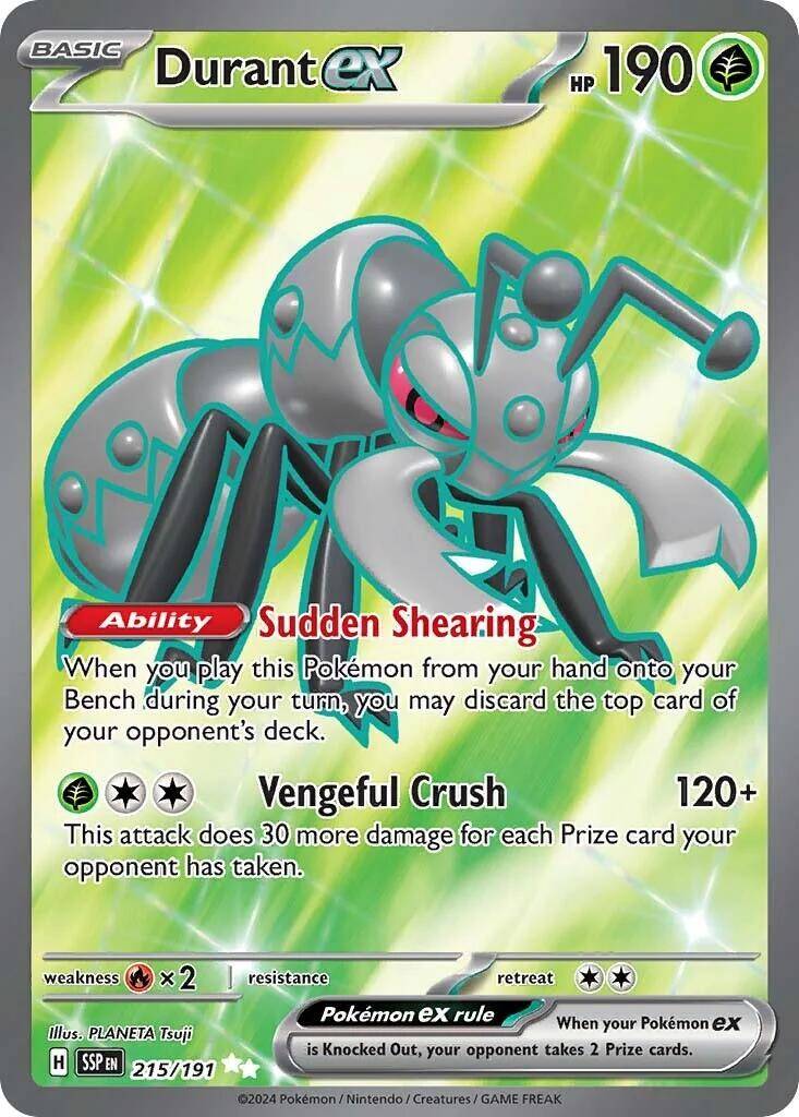 Durant ex – 215/191 – SV08 Surging Sparks
