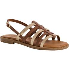 Tamaris 128104-44 Dam Stl. 40 - Platta Sandaler Från Magasin - Cuoio Comb (40)