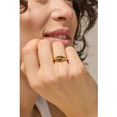 Enamel Copenhagen - Ring, Signet - 925S/Gp - 57