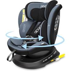 Reecle I-Size 360 Svängbar Bilbarnstol Med Isofix Svart
