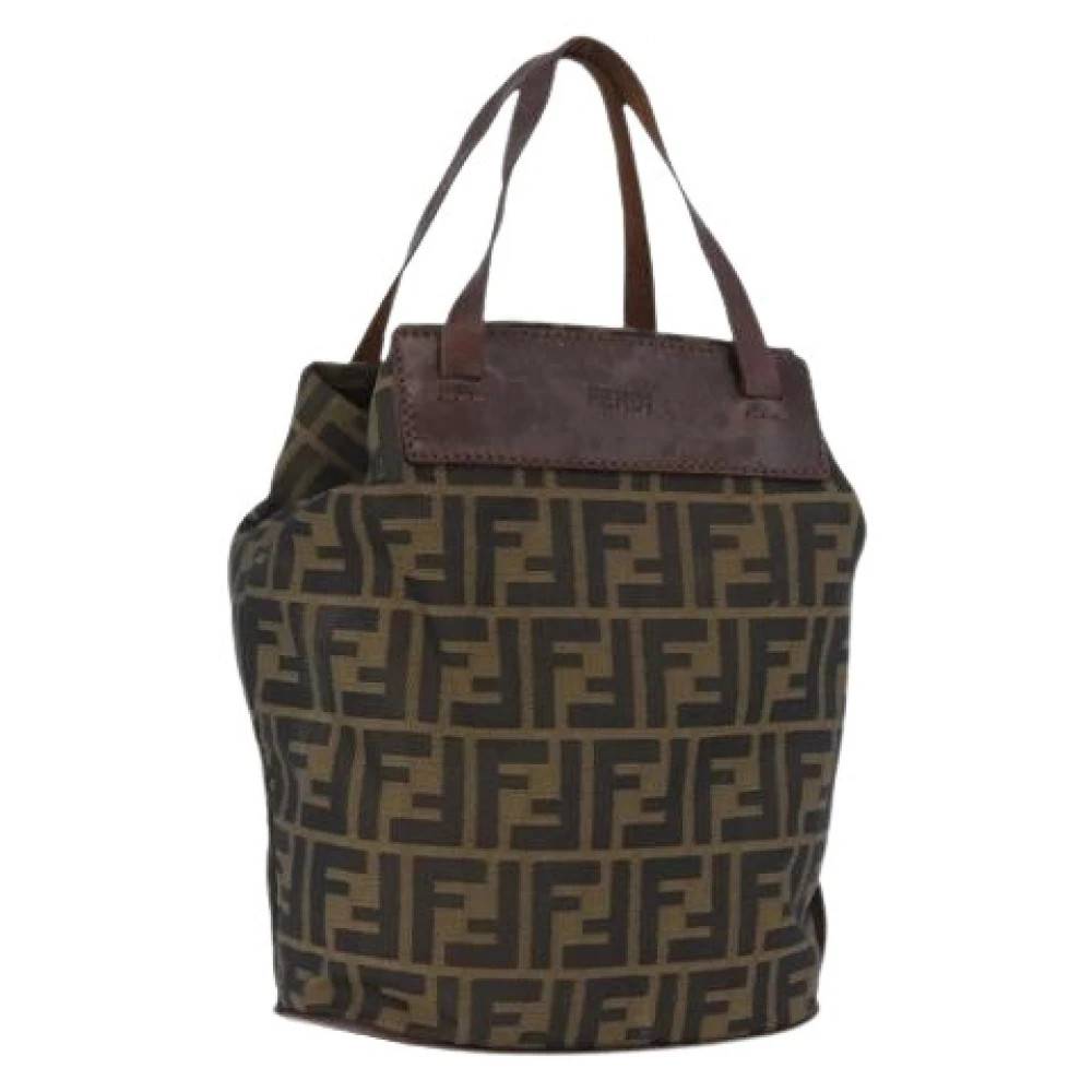 Fendi Vintage - Pre-owned Zucca Canvas Bucket Bag Vintage - Dam - ONE Size - Läder