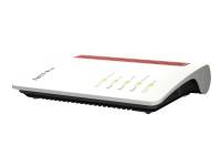 (ComputerSalg) AVM FRITZ!Box 5530 Fiber - Trådlös router - GPON-terminal / röstkort 3-ports-switch - 1GbE, 2.5GbE, GPON, XGS-PON, AON - Wi-Fi 6 - Dubbelband - VoIP-telefonadapter (DECT)
