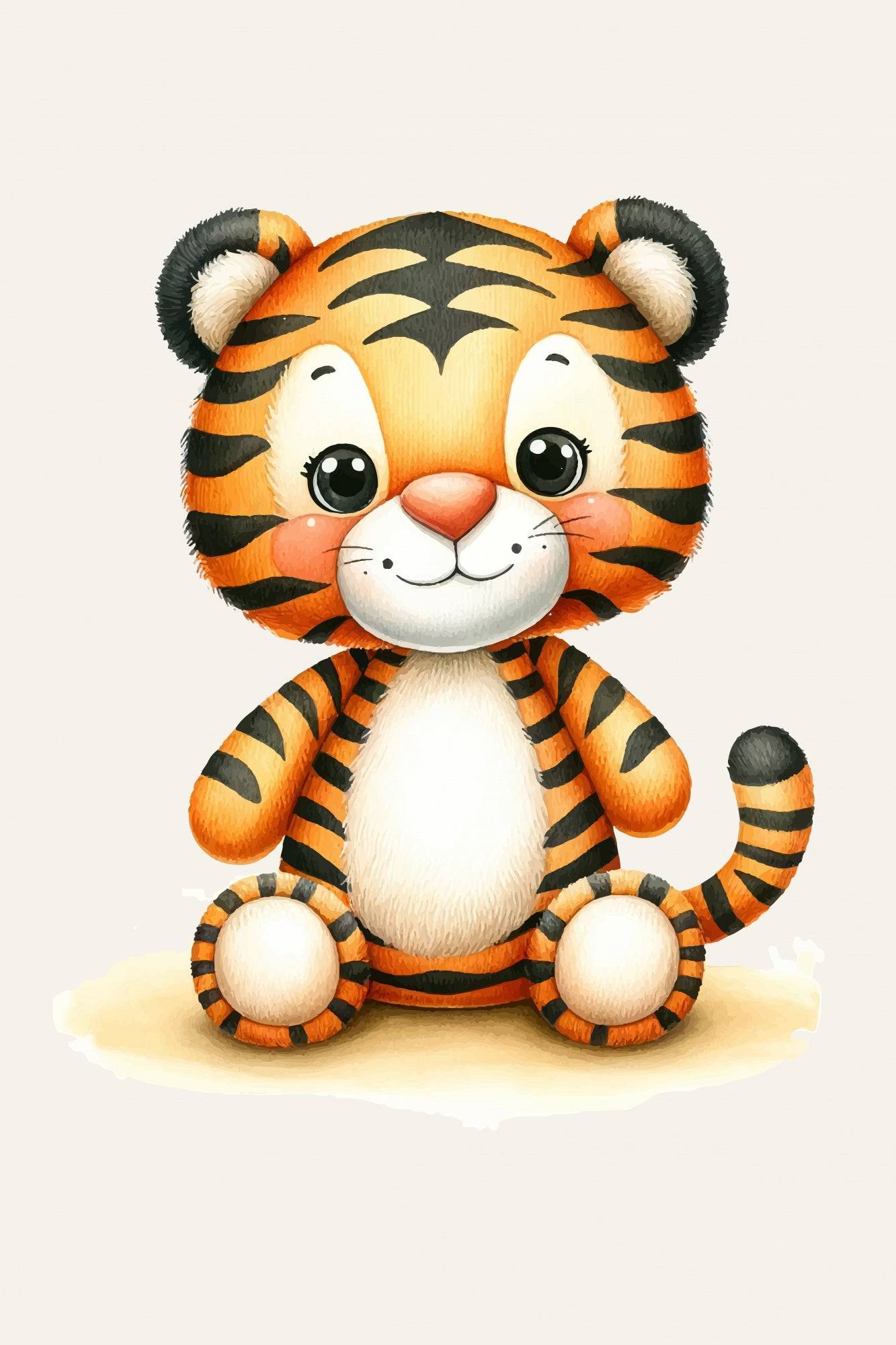 Tiger Poster och Canvastavla - Canvas / 80x120 cm