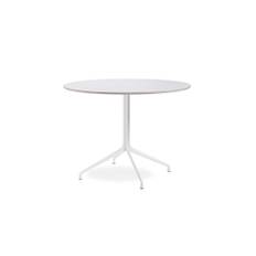 HAY - About A Table 20 - Spisebord - White Laminate / Aluminium Power Coated White 100 - H74 x Ø100 cm
