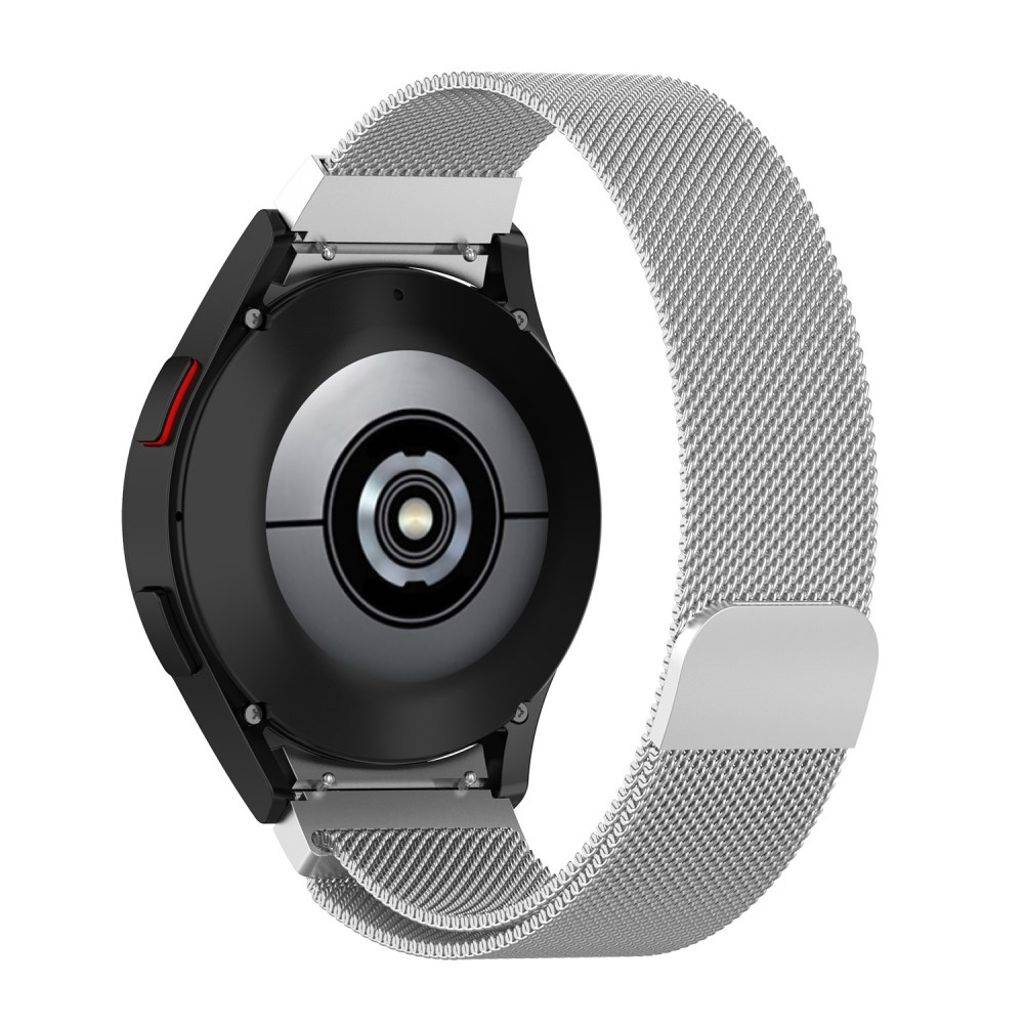Samsung Galaxy Watch 6/6 Classic/5/5 Pro/4 Milanesiskt Klockarmband - Silver