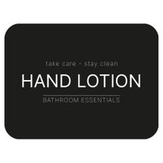 Klisteretikett - Hand Lotion - Mattsvart