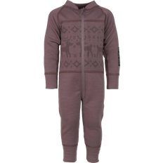 Lindberg Kåbdalis Merino Overall Kläder Dusty Mauve - 62/68
