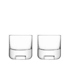 LSA International - Cask Whisky Tumbler 240ml Clear Set of 2