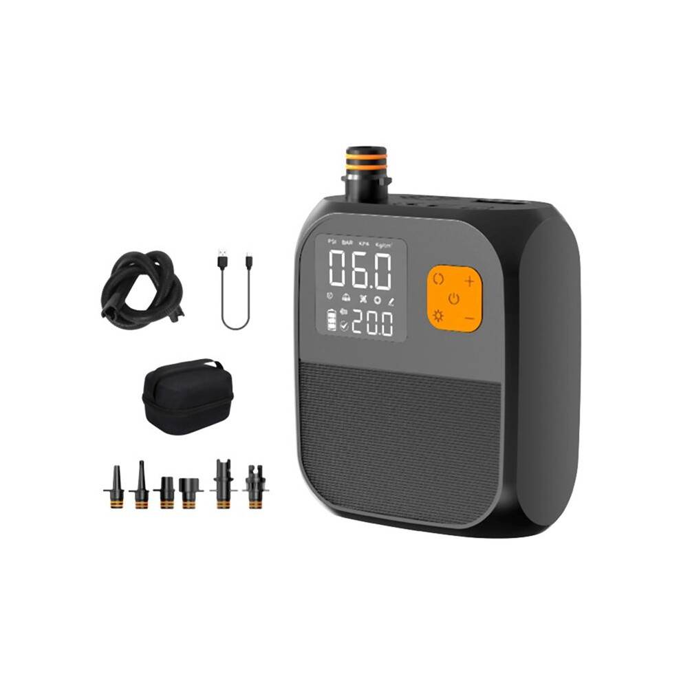8000mAh Wireless Electric Air Pump LED Lighting Air Compressor Inflatable Pump for Car Surfing Paddle Board Boat