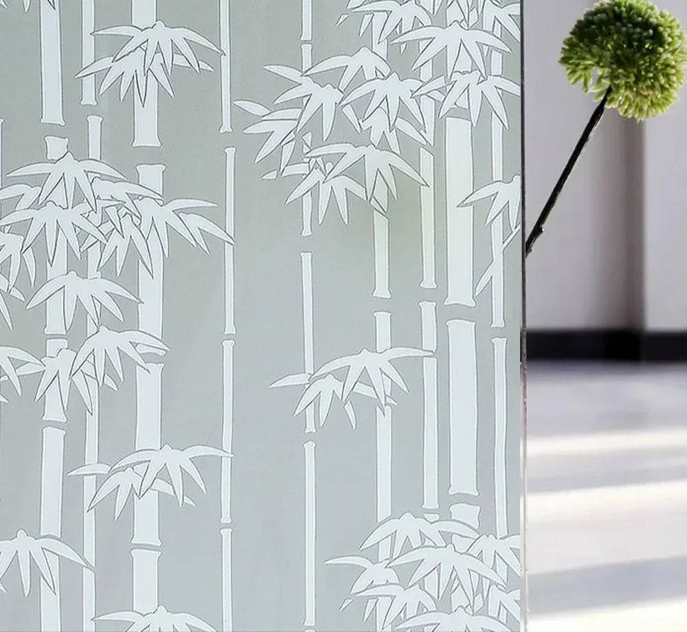 Fönsterfilm med bambu - 45x200 cm