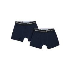 Blue Boxer Shorts Set For Boy With Logo