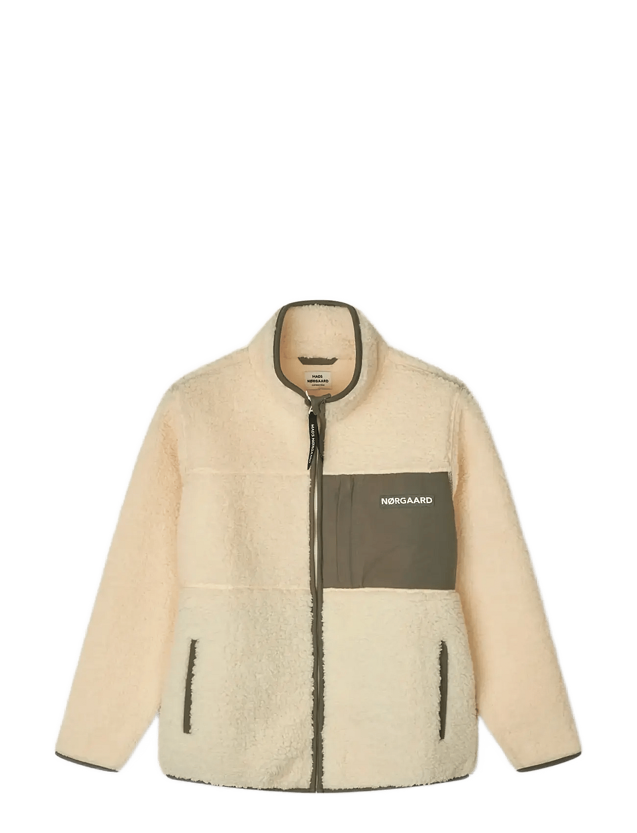 MADS NØRGAARD Teddy Fleece Jeffo Jacket | Cream | 116