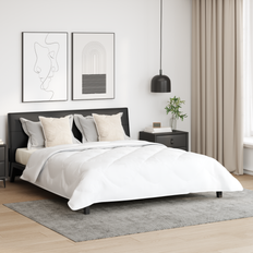 Duntäcke med kudde 3 pcs Vit 200 x 200 cm Mikrofiber
