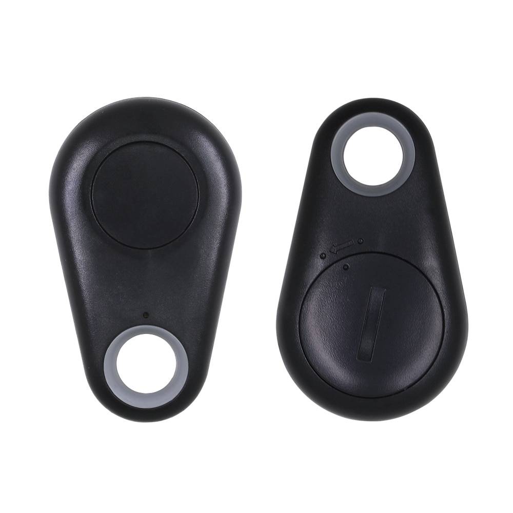 Tishric 2 st 4 st trådlös plånbok nyckelfinnare smart fjärrkontroll anti förlorad nyckelring bluetooth tracker tags keyfinder - 2 st-svart