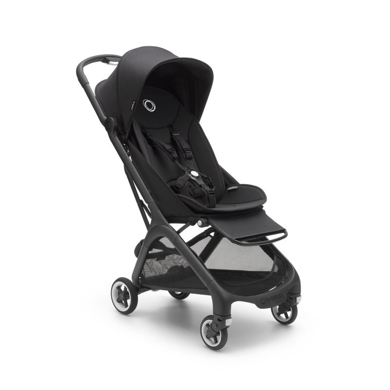 Refurbished Bugaboo Butterfly Travel Stroller -  Midnight Black Klädsel