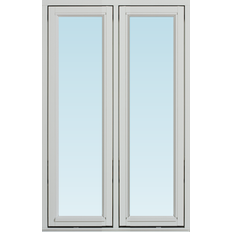 Svenska Fönster SF vridfönster  1180x1380mm 2-luft, insida trä utsida trä, 3-glas  (12x14)