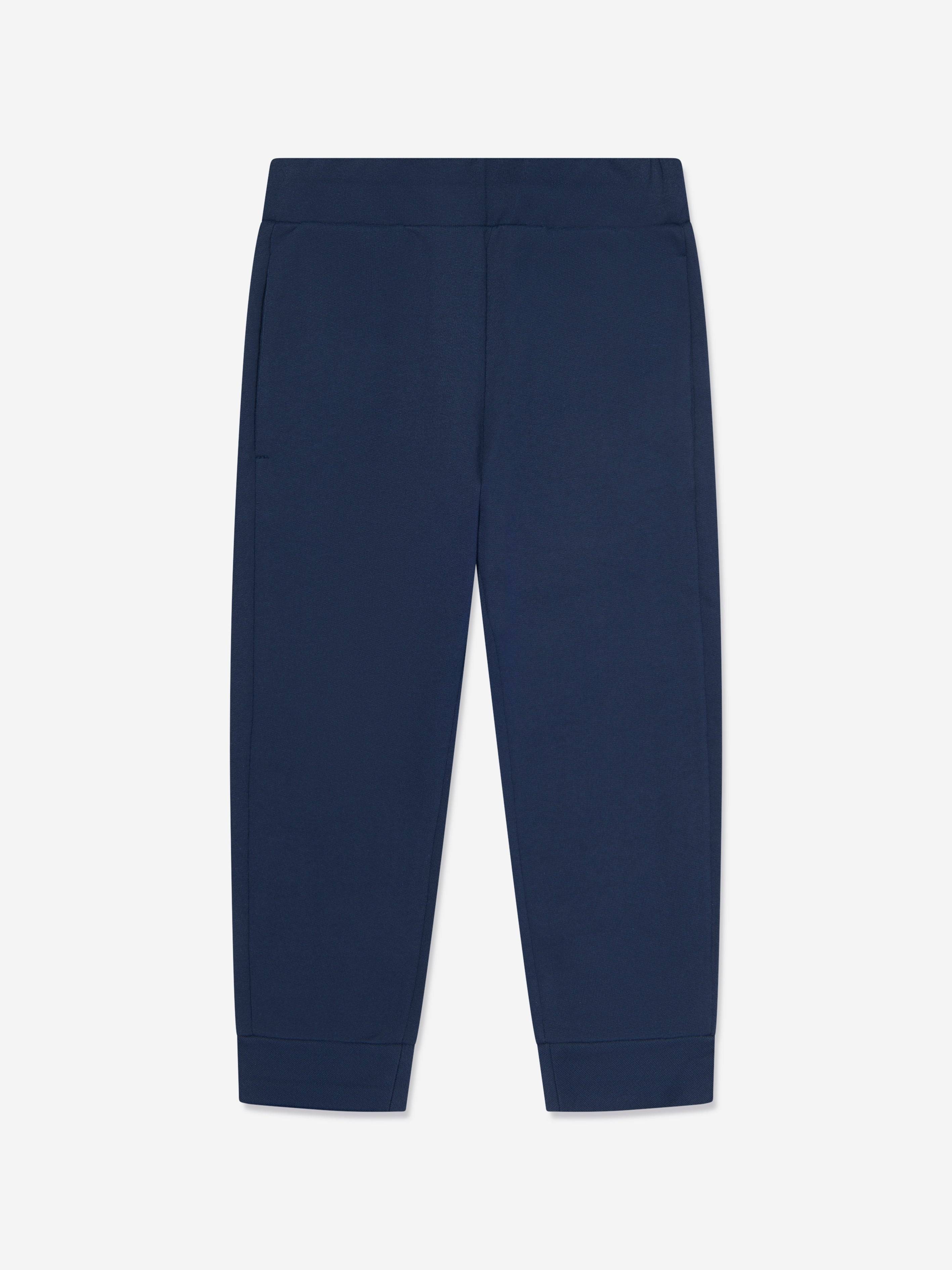 Roberto Cavalli Boys Logo Joggers in Navy - Navy / 4 Yrs (4 Yrs)