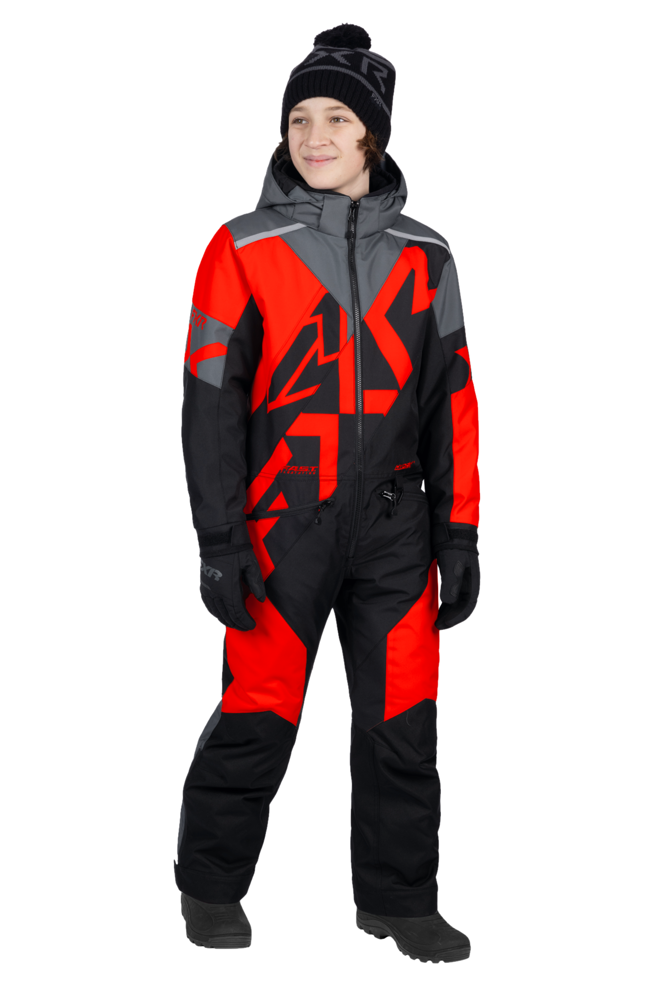 Heldragt FXR Cold Cross CX 26 Junior Rød/Sort10 - Sort - 10