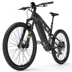 Lankeleisi GT800 29" electric mountain bike, 500W mid-mounted motor, 20AH battery, full suspension,